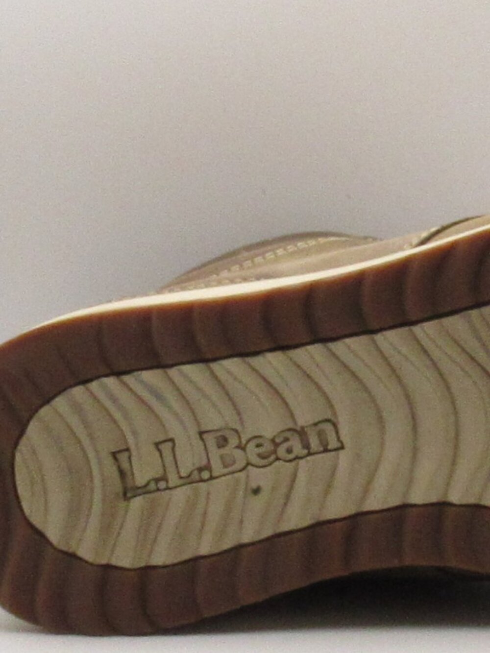 LL Bean Men's Brown Stonington Moc Toe Leather Boots, Size 11 Very Good Cond. - Picture 8 of 14